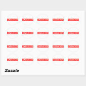 Boyvriend Stamp Ronde Sticker (Vel)