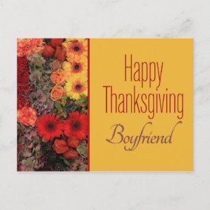 Boyvriend Thanksgiving Card Feestdagenkaart