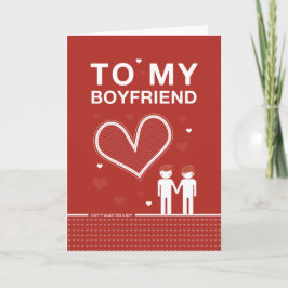 Boyvriend Valentijnsdag Card Feestdagen Kaart