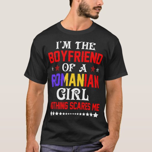 Boyvriend van Roemeense Valentijn Gift T-shirt (Voorkant)