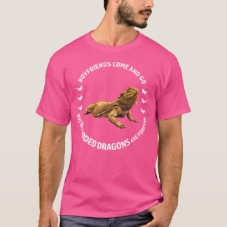 BoyVrienden komen en gaan met gekaarde dragons T-shirt