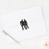 BoyVrienden Ronde Sticker (Envelop)