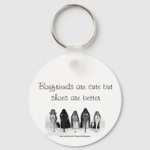 Boyvrienden zijn schattig, maar schoenen zijn bete sleutelhanger