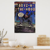 Boyz in de Hood Hop Comic Art Poster (Keuken)