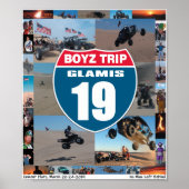 Boyz Trip 2019 Wall Poster (Voorkant)