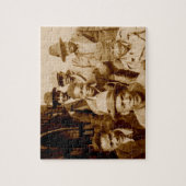 boyz uit de jaren '30 uit de motorkap RPPC Legpuzzel (Verticaal)