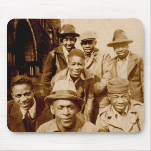 boyz uit de jaren '30 uit de motorkap RPPC Muismat