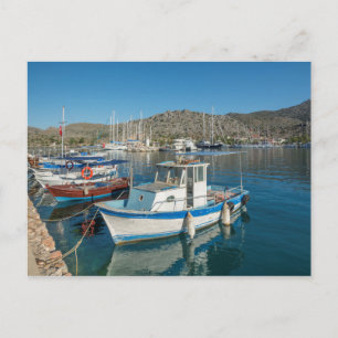 Bozburun Harbour Near Marmaris, Turkije Briefkaart