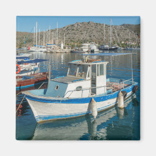 Bozburun Harbour Near Marmaris, Turkije Magneet