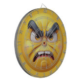 Boze 3D Emoji Dartbord (Voorkant Links)