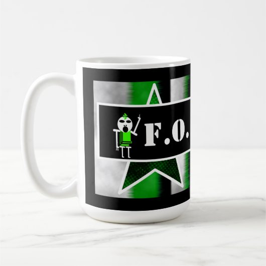 Boze Alien [ SKULLien ]  Koffiemok (Links)
