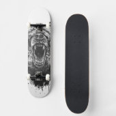 Boze beer persoonlijk skateboard (Voorkant)