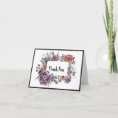 boze bloemen iedereen die HalloWedding ziet Dank j Bedankkaart (Voorkant)