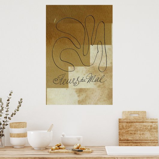 Boze bloemen - Matisse Poster (Keuken)