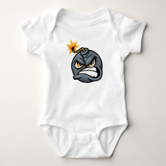Boze Bom Cartoon Baby Bodypakje Romper (Voorkant)