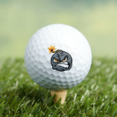 Boze Bom Cartoon Golfbal - Chagrijnige Grafische B Golfballen (Insitu Shirt)