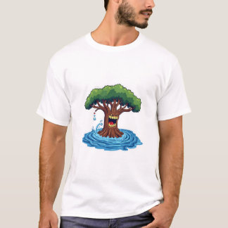 Boze boom in de zondvloed t-shirt