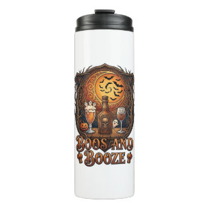 Boze Booze Halloween Schedel Fles Bier Wijn Vleerm