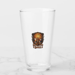 Boze Booze Halloween Schedel Fles Bier Wijn Vleerm Glas