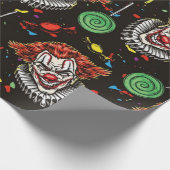 Boze clowns en Snoep Cadeaupapier (Hoek)