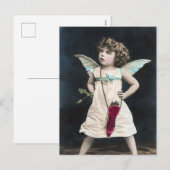 Boze Cupido Feestdagenkaart (Voorkant / Achterkant)