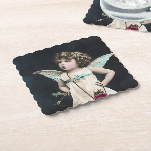 Boze Cupido Kartonnen Onderzetters (Gebogen)