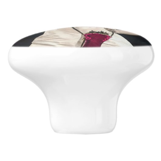 Boze Cupido Keramische Knop (Zijkant)