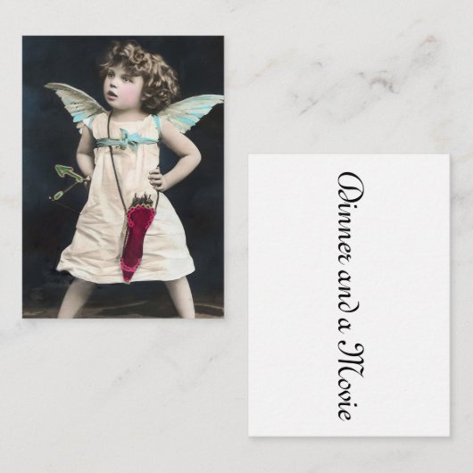 Boze Cupido Notitiekaartje (Voorkant / Achterkant)