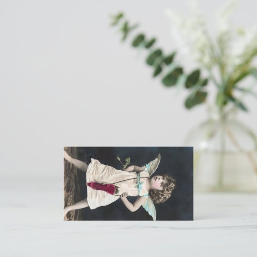 Boze Cupido Plaatskaartje (Staand voorkant)