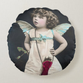 Boze Cupido Rond Kussen