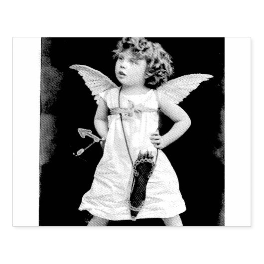 Boze Cupido Rubberstempel (Afrduk)