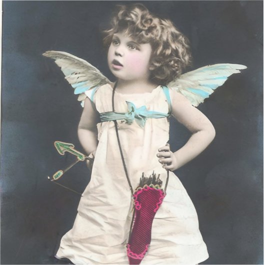 Boze Cupido Sticker (Voorkant)