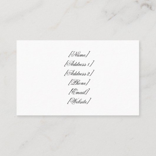 Boze Cupido Visitekaartje (Achterkant)