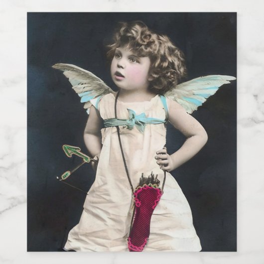 Boze Cupido Wijn Etiket (Enkel label)