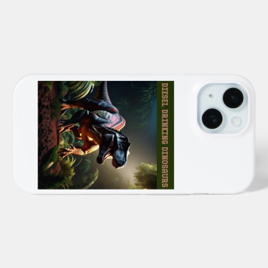 Boze Dino Case-Mate iPhone Case (Achterkant (horizontaal))
