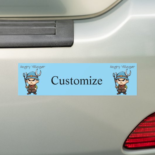 Boze Dorpeling Hooivork Thunder_Cove Bumpersticker (Op auto)