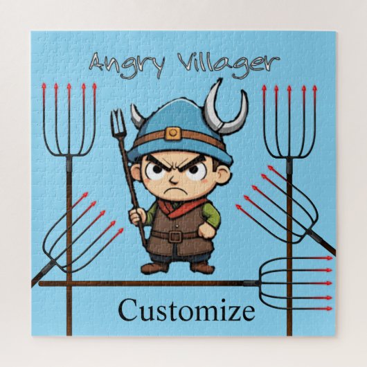Boze Dorpeling Hooivork Thunder_Cove Legpuzzel (Verticaal)