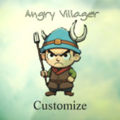 Boze Dorpeling Hooivork Thunder_Cove Raamsticker (Vel 3)