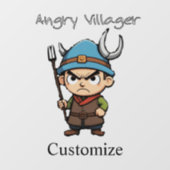Boze Dorpeling Hooivork Thunder_Cove Raamsticker (Vel)