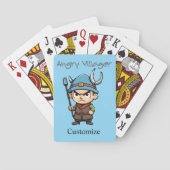 Boze dorpeling Pitchfork Thunder_Cove Pokerkaarten (Achterkant)