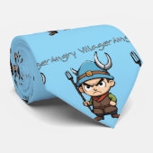 Boze dorpeling Pitchfork Thunder_Cove Stropdas (Opgerold)