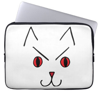 Boze Duivel Kat Laptop Sleeve