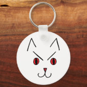 Boze Duivel Kat Sleutelhanger (Achterkant)