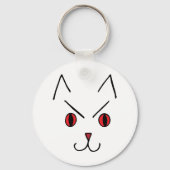 Boze Duivel Kat Sleutelhanger (Achterkant)