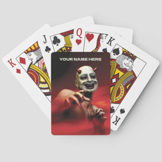 boze duivel pokerkaarten (Achterkant)