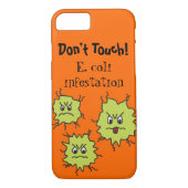 Boze E. coli kiemen Grappig Case-Mate iPhone Case (Achterkant)