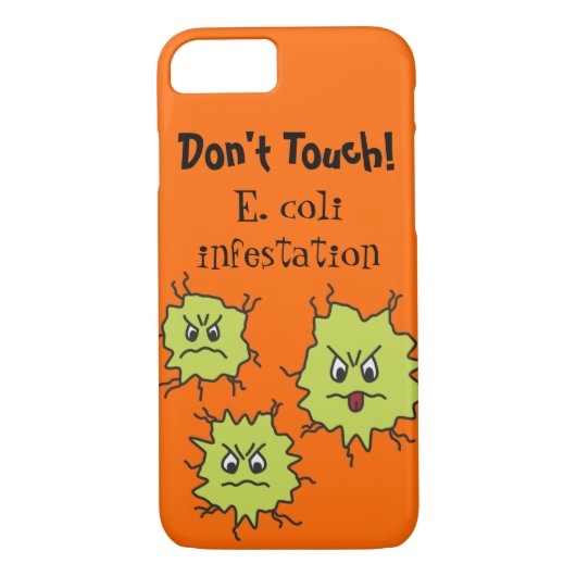 Boze E. coli kiemen Grappig Case-Mate iPhone Case (Achterkant)
