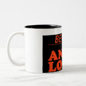 boze eend tweekleurige koffiemok (Links)