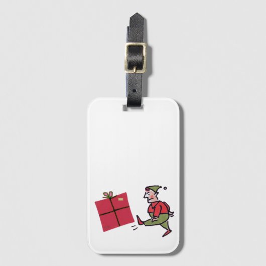 Boze Elf bagagelabel (Voorkant (verticaal))