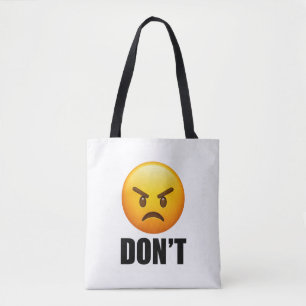 Boze Emoji GEEN Boodschappentas Tote Bag